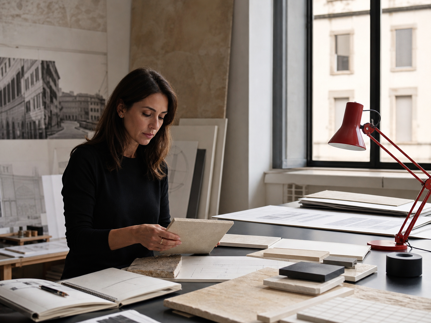 Reportage in uno studio di progettazione